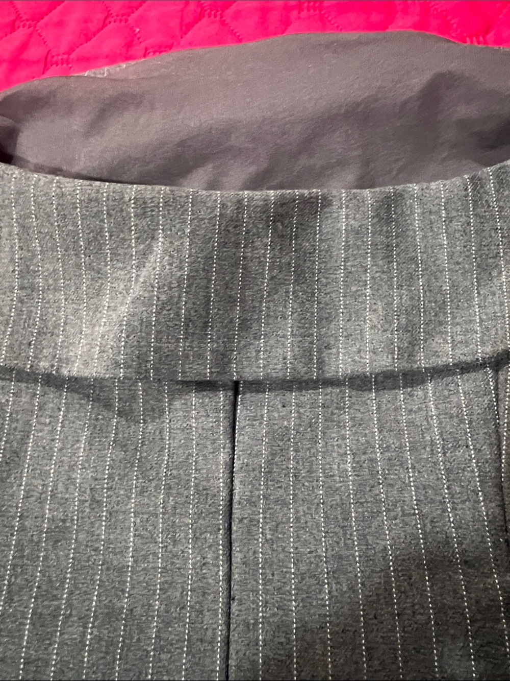 Zara Gray Strapless Pinstripe Mini Dress NWT - Picture 7 of 10